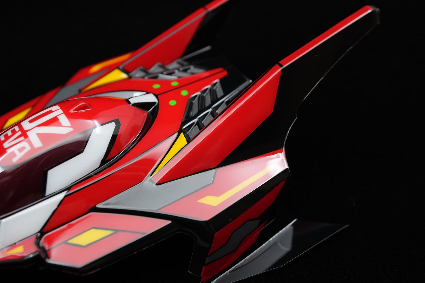 【Artisan Paintwork】Mini 4WD Polycarbonate Body Thunder Shot Mk.II × EVA Unit-02 Style (Pre-Painted)