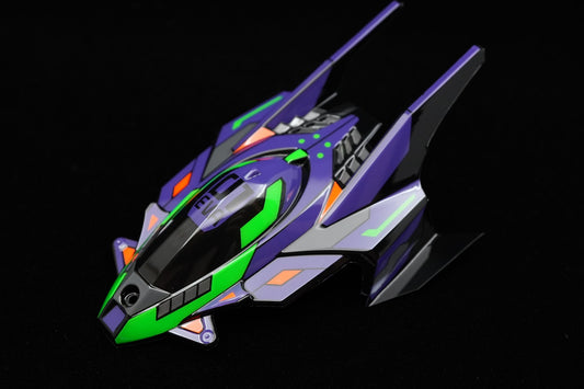 【Artisan Paintwork】Mini 4WD Polycarbonate Body Thunder Shot Mk.II × EVA Unit-01 Style (Pre-Painted)