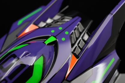 【Artisan Paintwork】Mini 4WD Polycarbonate Body Thunder Shot Mk.II × EVA Unit-01 Style (Pre-Painted)