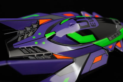 【Artisan Paintwork】Mini 4WD Polycarbonate Body Thunder Shot Mk.II × EVA Unit-01 Style (Pre-Painted)