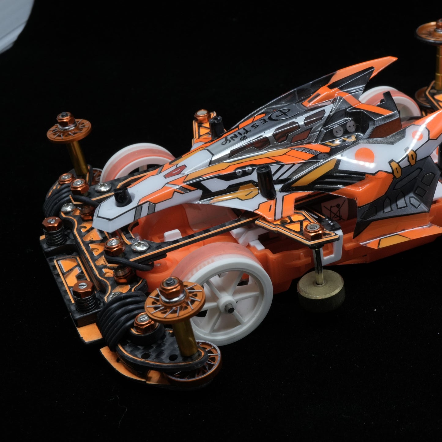ミニ四駆　タミヤ　MSフレキ完成品　アバンテmk3 アズール　ディズニー