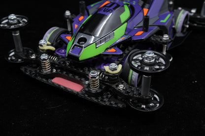 ミニ四駆 完成マシン レース即戦力　サンダーショット Mk.II × 初号機