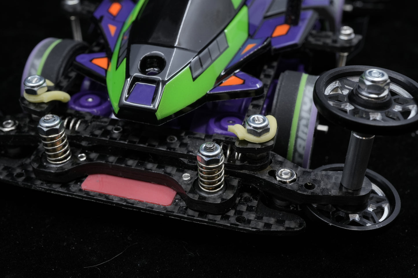 ミニ四駆 完成マシン レース即戦力　サンダーショット Mk.II × 初号機