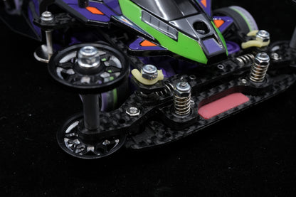 ミニ四駆 完成マシン レース即戦力　サンダーショット Mk.II × 初号機