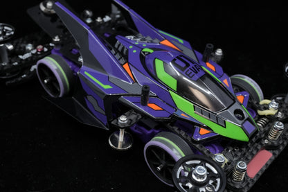 ミニ四駆 完成マシン レース即戦力　サンダーショット Mk.II × 初号機