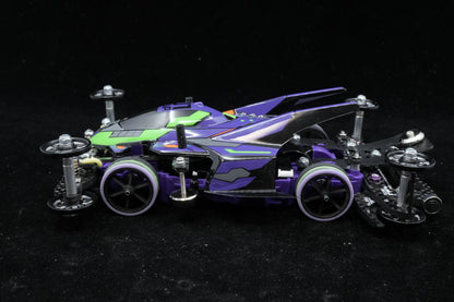ミニ四駆 完成マシン レース即戦力　サンダーショット Mk.II × 初号機