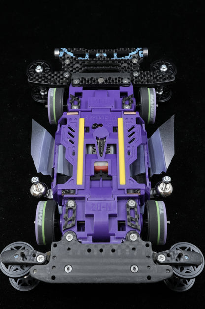 ミニ四駆 完成マシン レース即戦力　サンダーショット Mk.II × 初号機