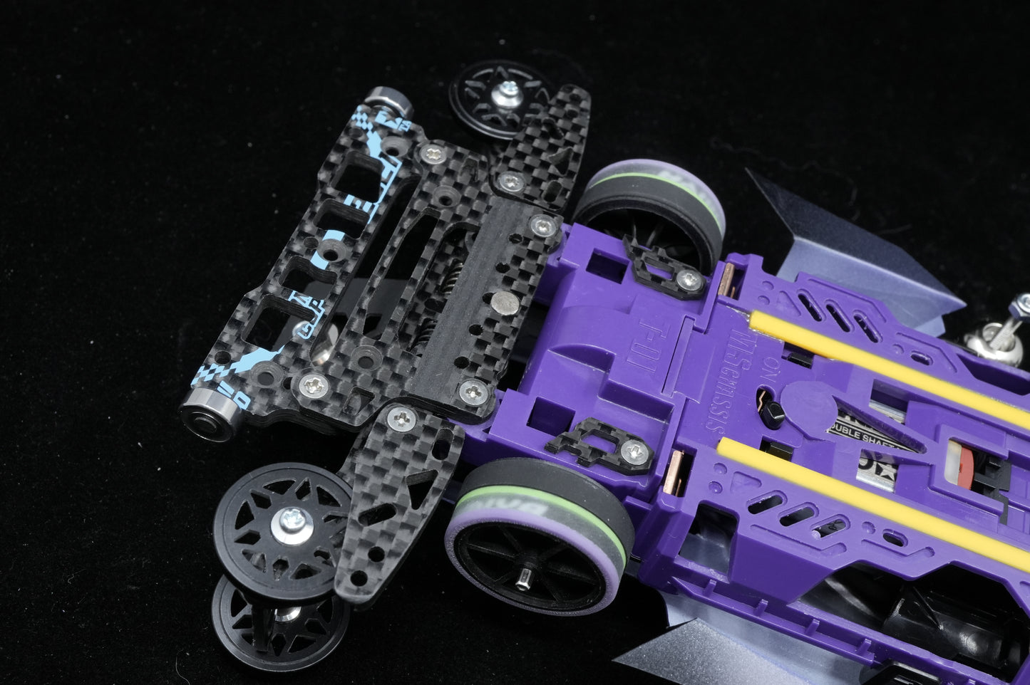 ミニ四駆 完成マシン レース即戦力　サンダーショット Mk.II × 初号機