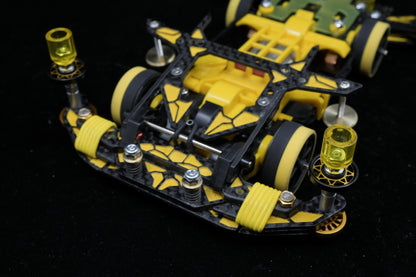 ミニ四駆　MSフレキ完成品 高精度カスタマイズ Genshinファンアート鍾離