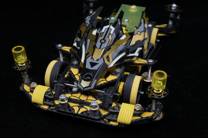 ミニ四駆　MSフレキ完成品 高精度カスタマイズ Genshinファンアート鍾離